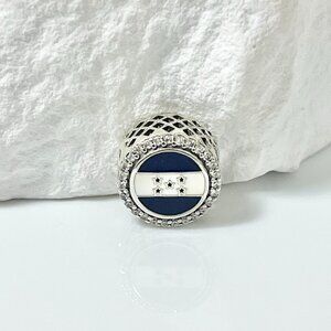 Pandora Honduras Flag Bead Charm S925 Silver Charm